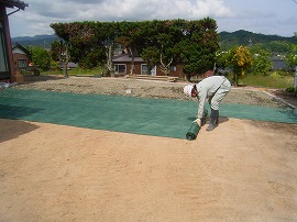 防草シート工事04